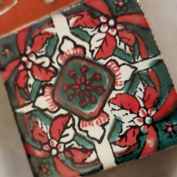 Lot (4) Mexico Skeleton💀Day of Dead Dancing Band Talavera 2" Tiles - Picture 3 of 7